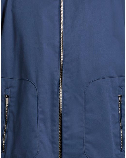 Bugatti Blue Jacket Cotton, Elastane for men