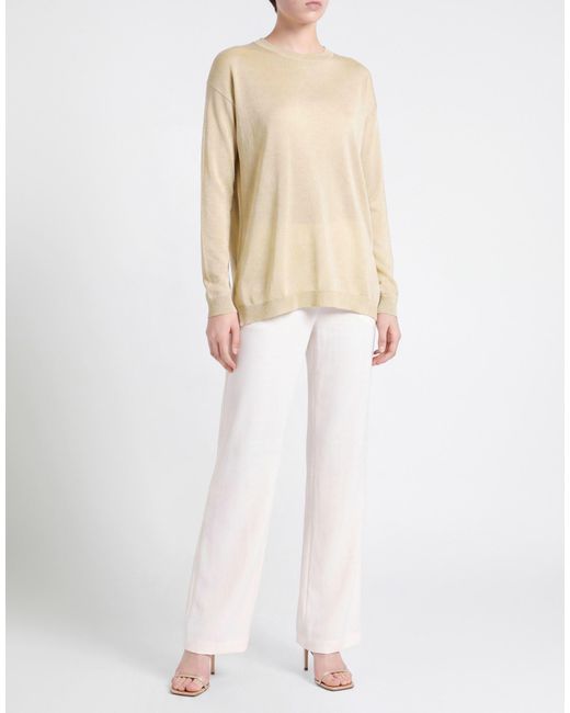 Pullover Roberto Collina en coloris Natural