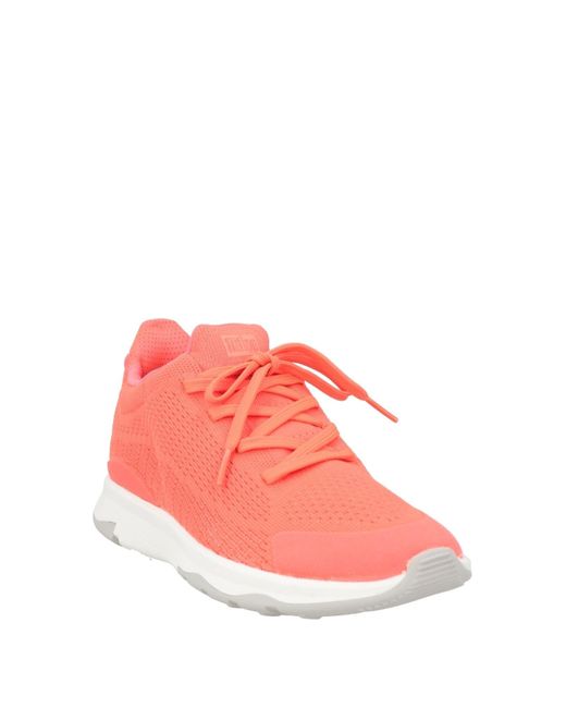 Fitflop Pink Coral Sneakers Textile Fibers