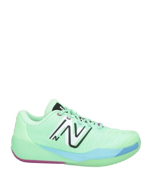 New Balance Lime Sneakers Textile Fibers in Green Lyst UK