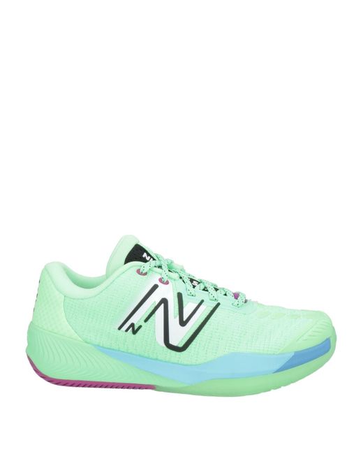 New Balance Green Sneakers Textile Fibers