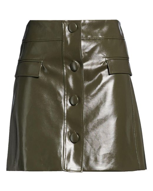 MVP WARDROBE Green Mini Skirt