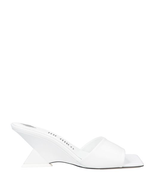 The Attico White Sandals