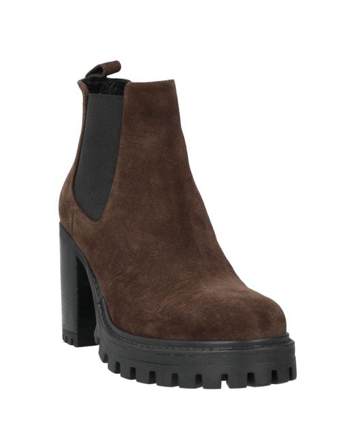 Pollini Brown Ankle Boots