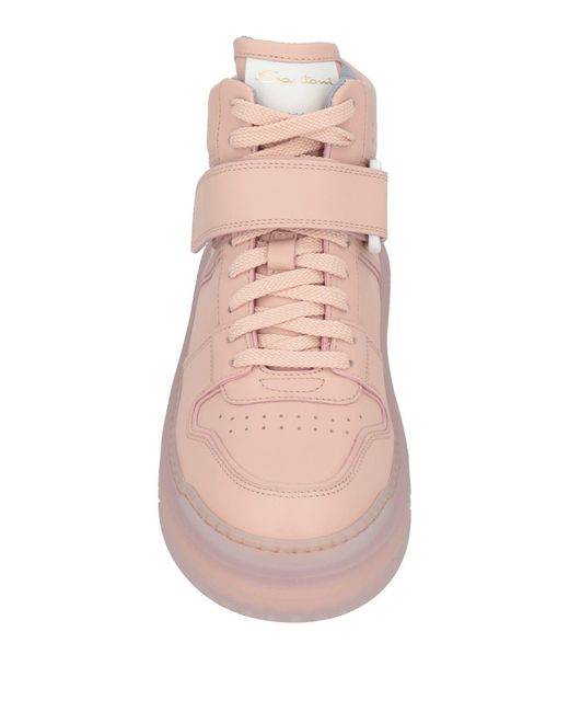Santoni Pink Sneakers