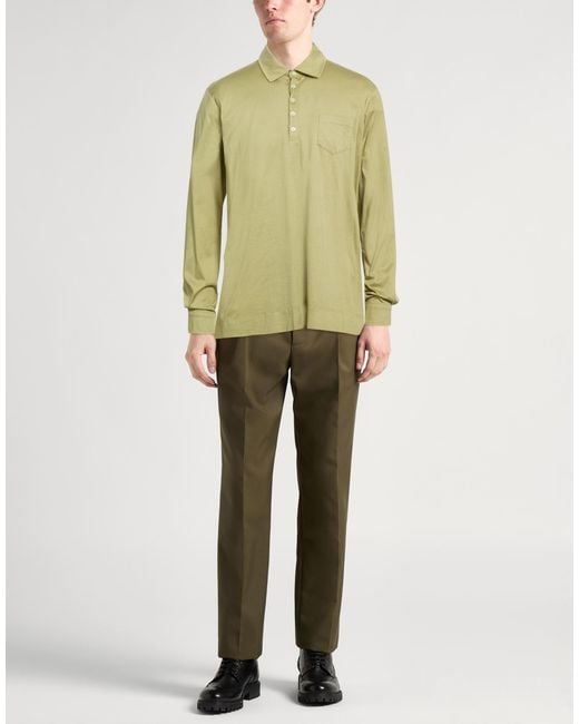 Massimo Alba Green Polo Shirts for men
