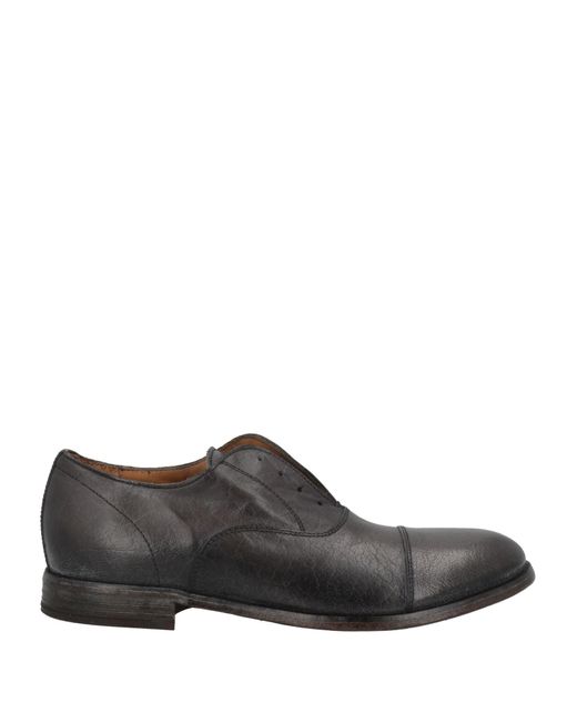 Moma Brown Lace-Up Shoes Calfskin for men
