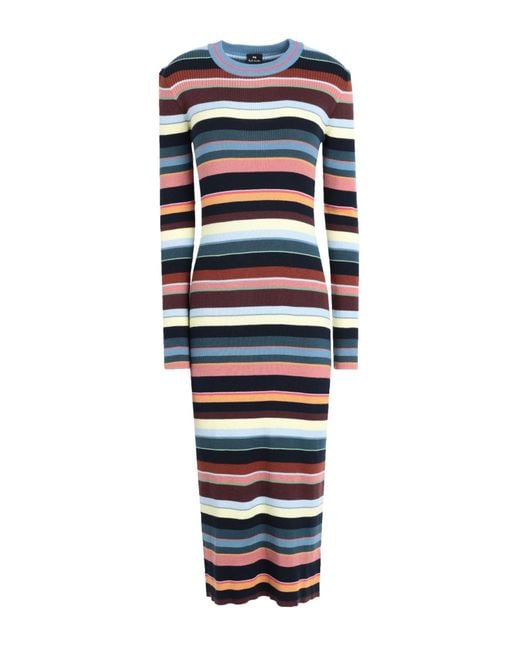 Paul Smith Blue Midi Dress