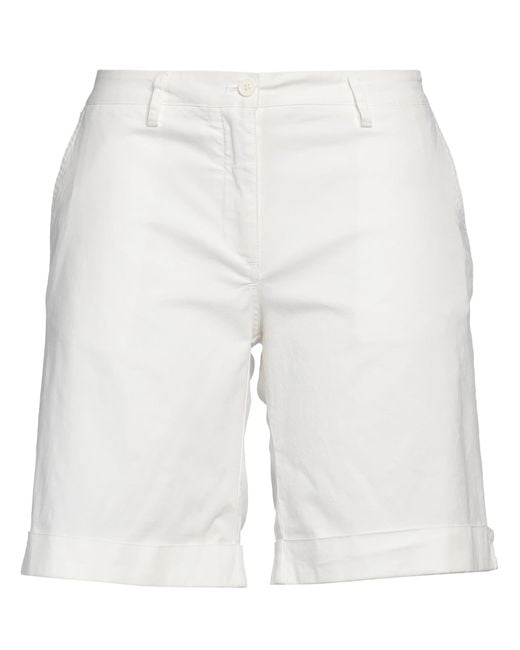 Moncler White Shorts & Bermuda Shorts