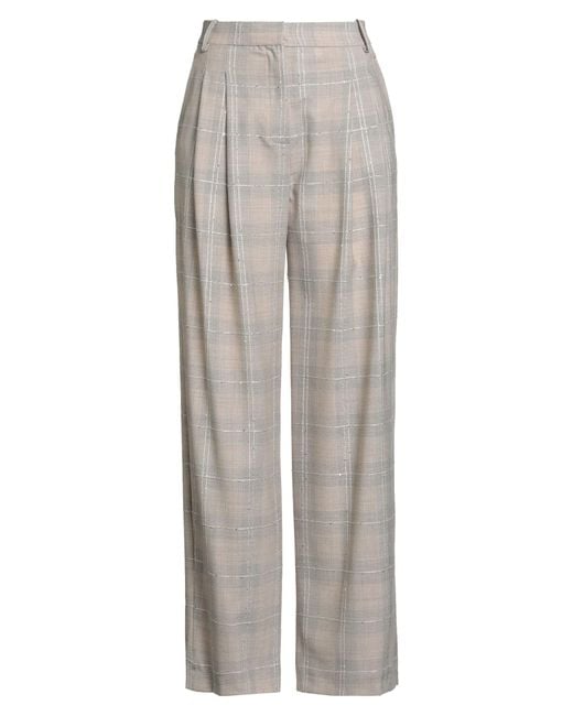Eleventy Gray Pants Wool, Elastane, Polyester, Viscose