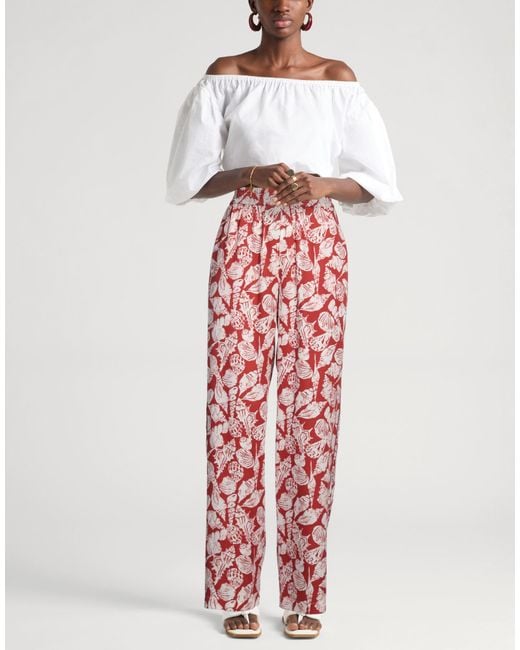 Maison Scotch Red Trouser
