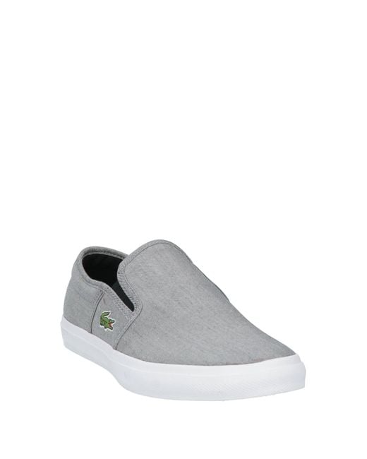 Lacoste White Sneakers Textile Fibers for men