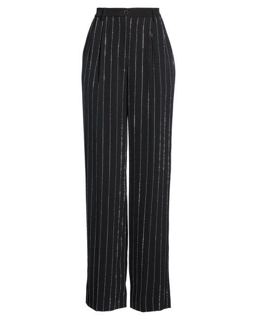 Forte Black Pants Polyester, Elastane