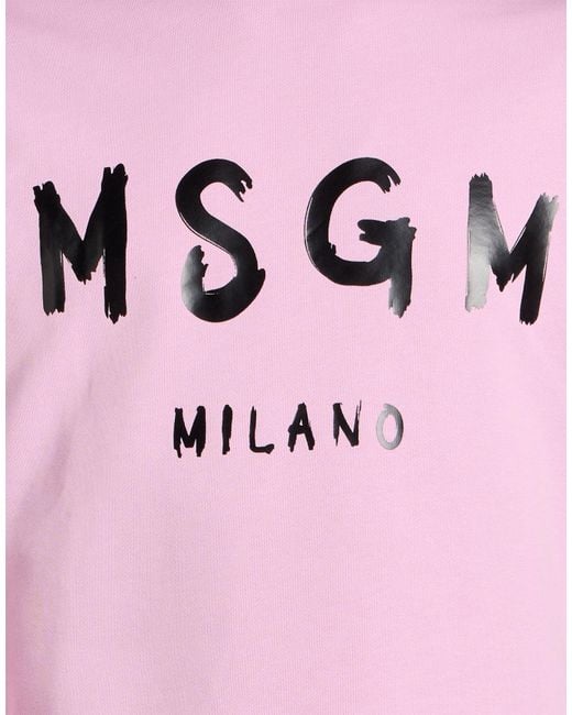 MSGM Pink Sweatshirt for men