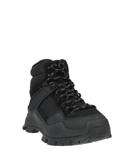Tommy Hilfiger Black Ankle Boots for men
