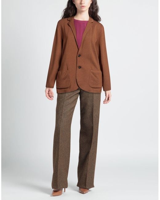 Lardini Brown Strickjacke
