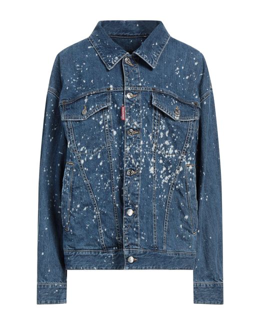DSquared² Blue Denim Outerwear