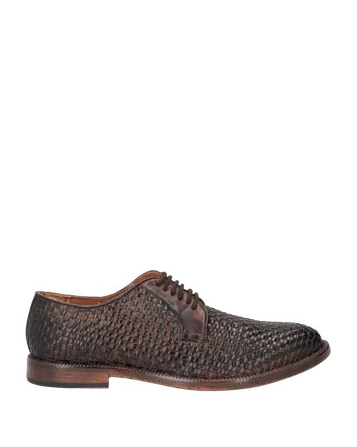 CafeNoir Brown Lace-up Shoes for men