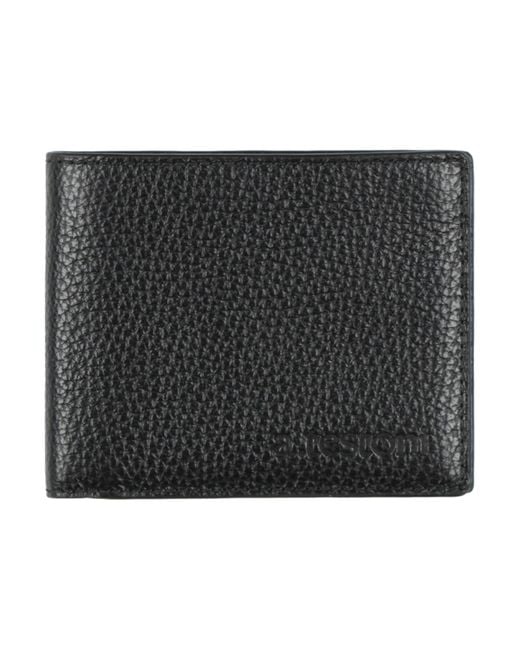 Testoni Black Cardholder for men