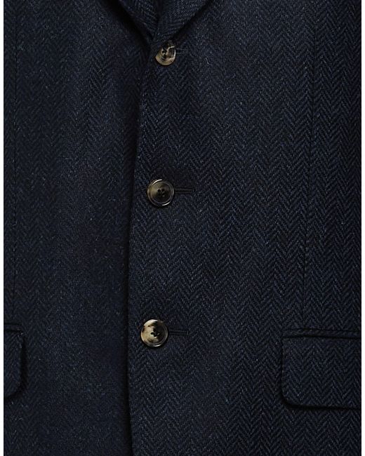 Caruso Blue Blazer Wool for men