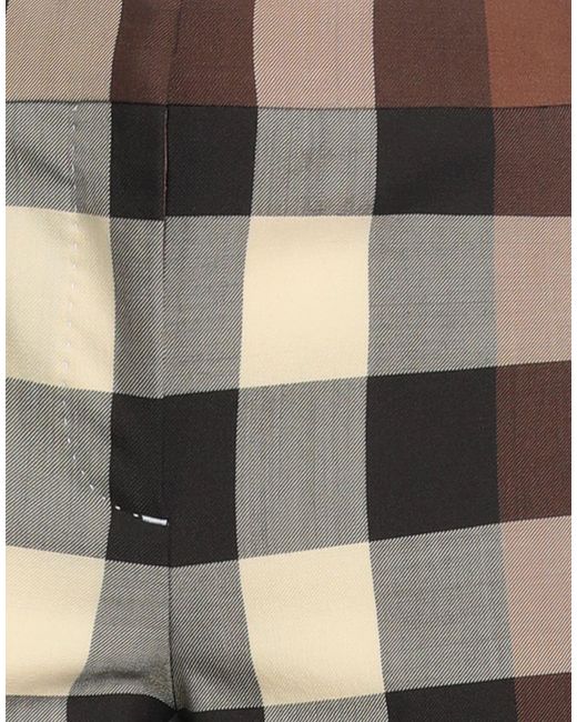 Burberry Brown Pants Wool