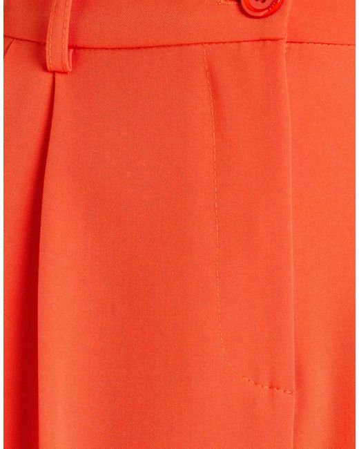 Imperial Red Pants Polyester, Viscose, Elastane