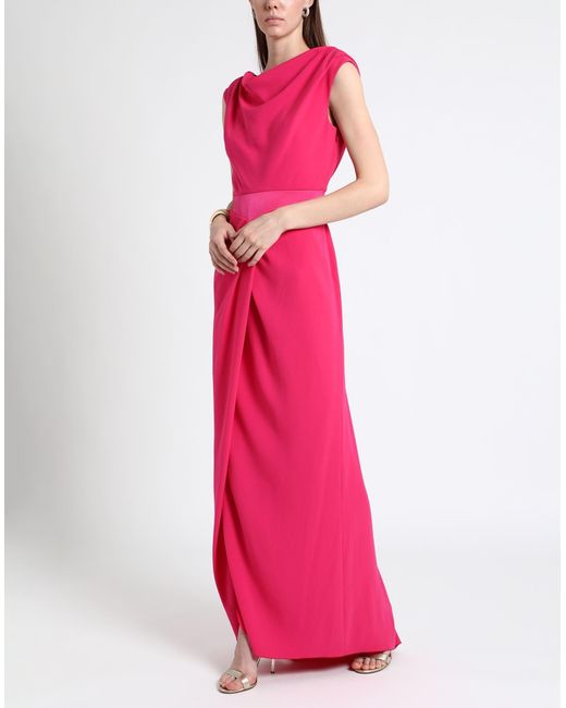 Paule Ka Pink Maxi Dress