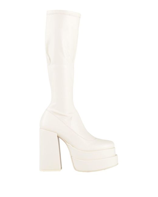 Steve Madden White Stiefel