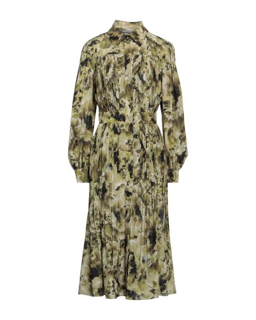 Alberta Ferretti Green Midi Dress