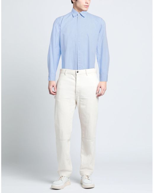 Camisa Tintoria Mattei 954 de hombre de color Blue