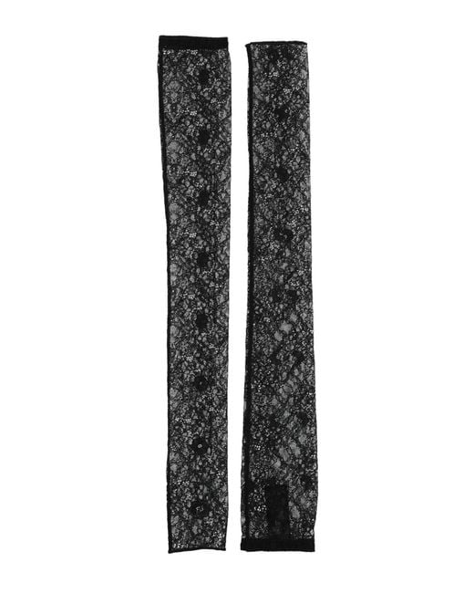 Ermanno Scervino Black Life Gloves Polyamide, Elastane