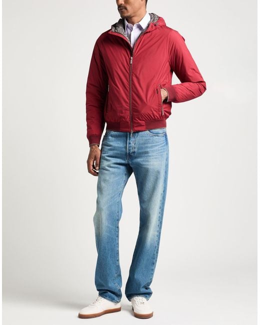 Moorer Pufferjacke & Daunenjacke in Red für Herren