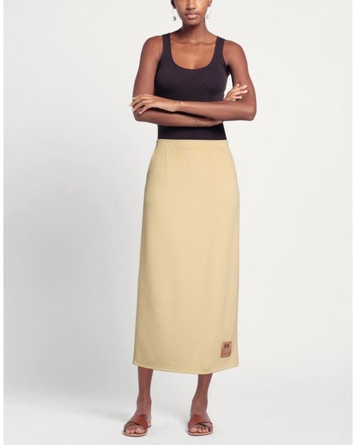 SOLOTRE Natural Midi Skirts