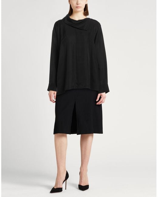 Jil Sander Black Top Viscose