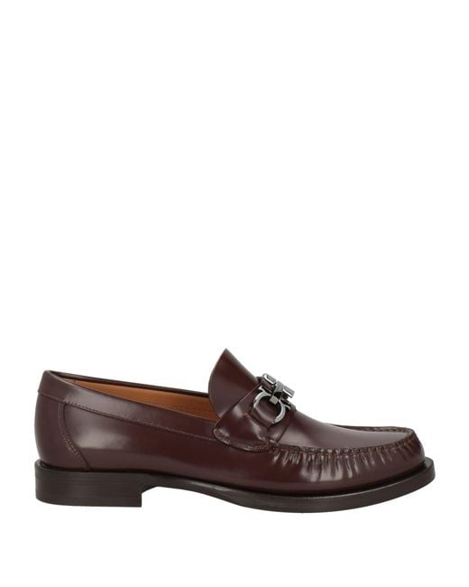 Mocassins Ferragamo pour homme en coloris Brown
