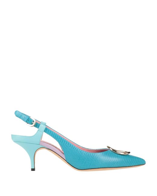 Emilio Pucci Blue Pumps Calfskin