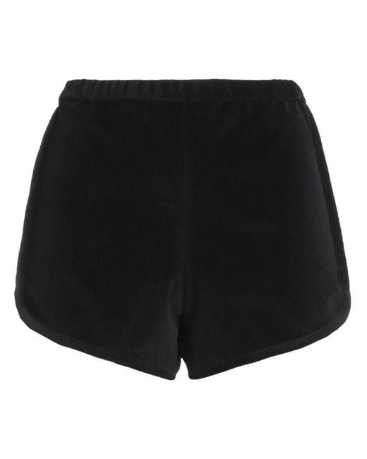 Jil Sander Black Shorts & Bermuda Shorts Cotton, Polyester