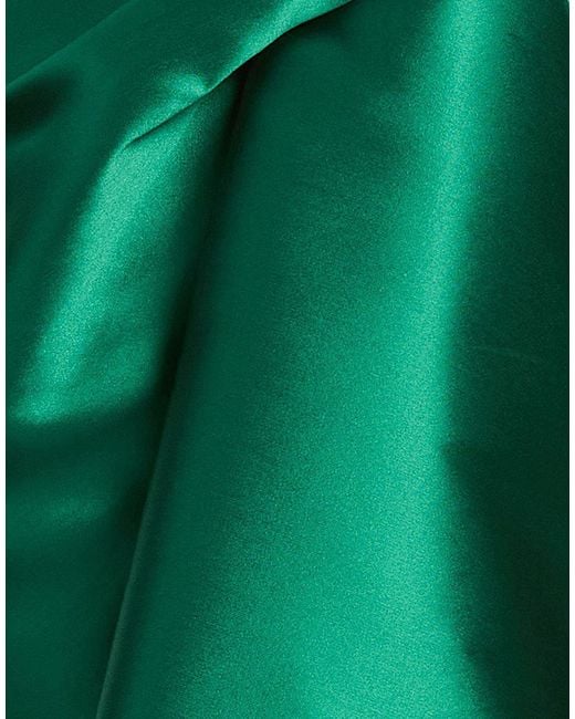 Alberta Ferretti Green Mini Dress Polyester, Elastane