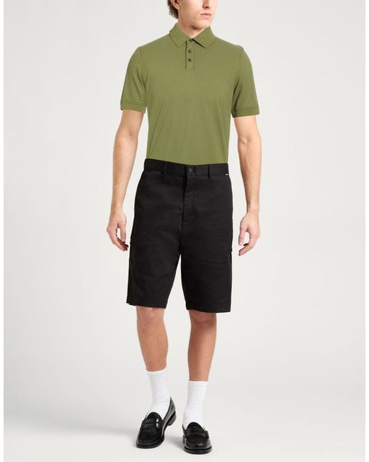 Polo Alpha Studio pour homme en coloris Green