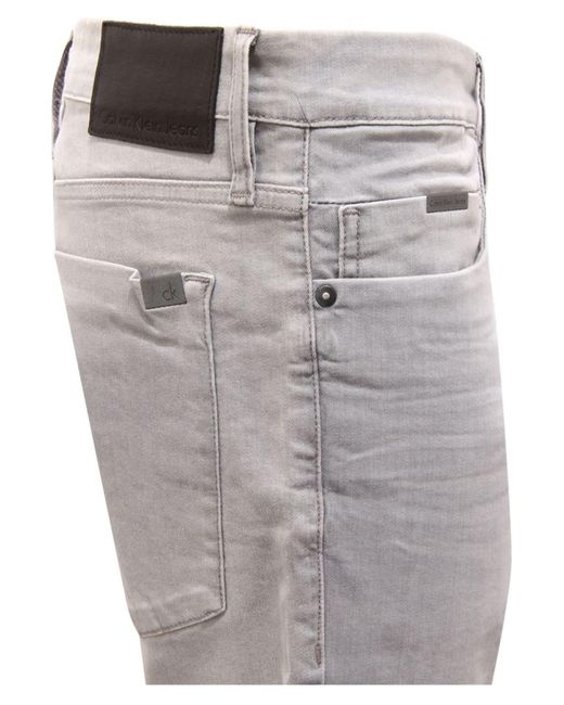 Pantalon en jean Calvin Klein pour homme en coloris Gray