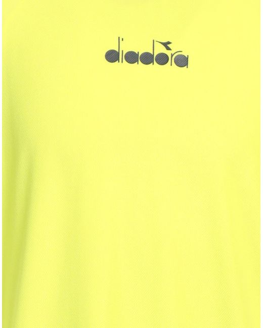 Diadora Yellow T-shirt for men