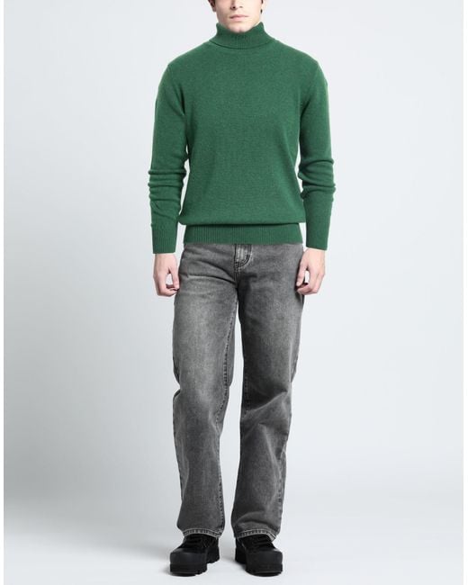 Aragona Green Turtleneck for men