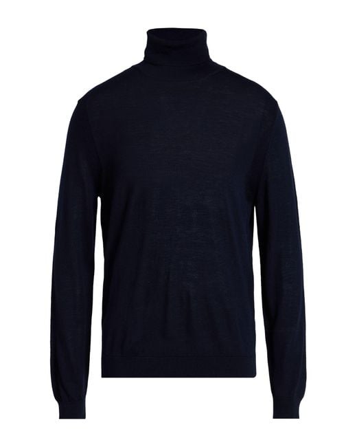 Woolrich Blue Turtleneck for men