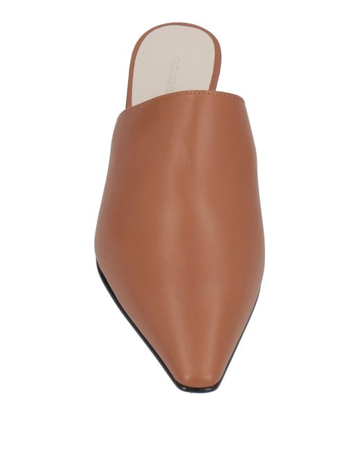 Fabiana Filippi Brown Mules & Clogs