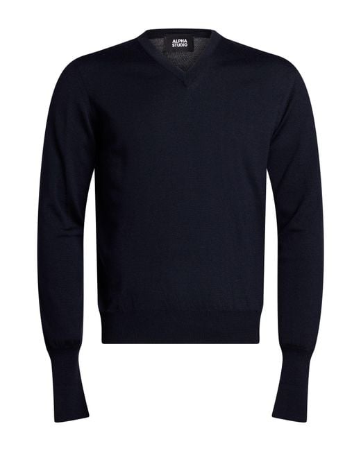 Alpha Studio Blue Jumper for men
