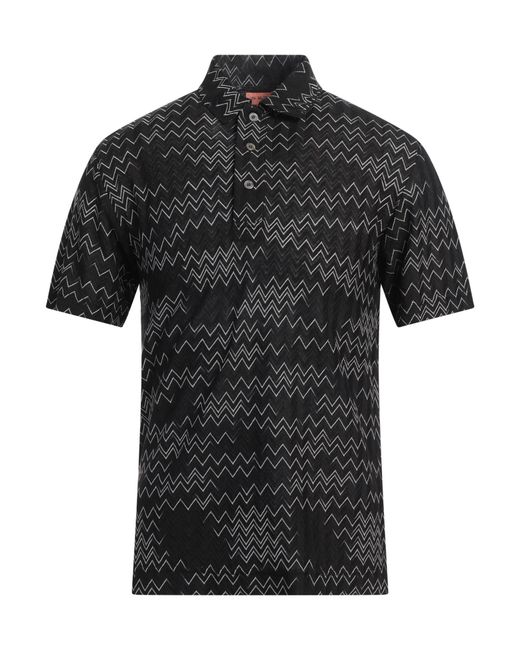 Missoni Black Polo Shirt for men