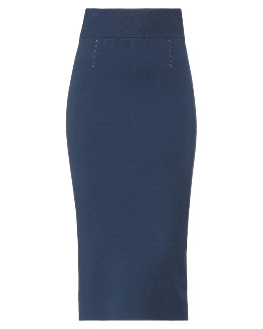 Ballantyne Blue Midi Skirt