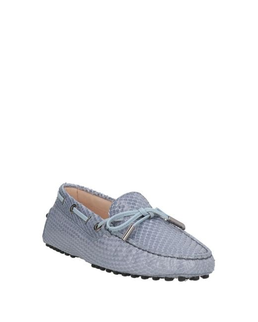 Tod's Gray Mokassin