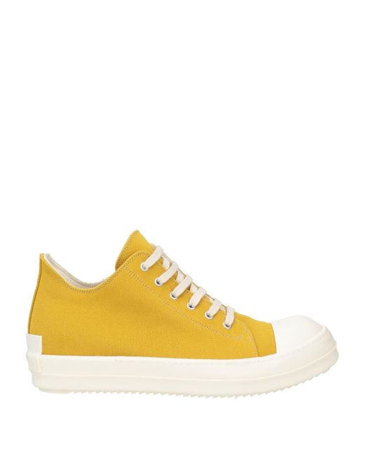 Rick Owens Yellow Trainers for men