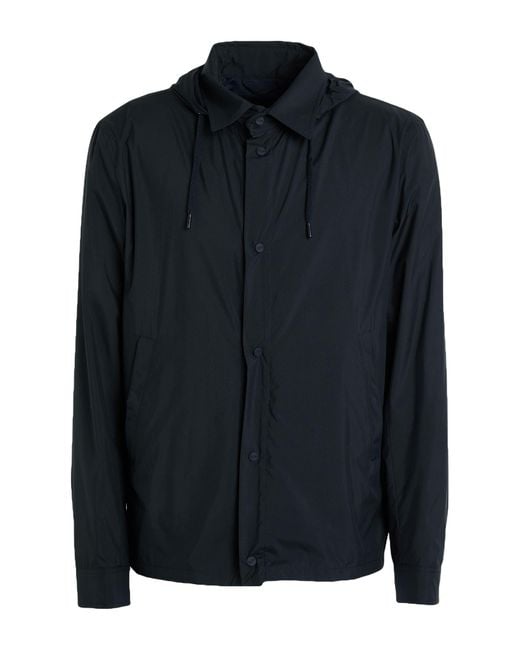 Herno Blue Jacket Polyester for men